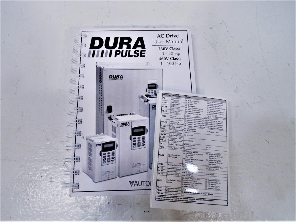 Dura Pulse 3 HP, 460V, 3 PH AC Drive, GS3-43P0+W14170004 